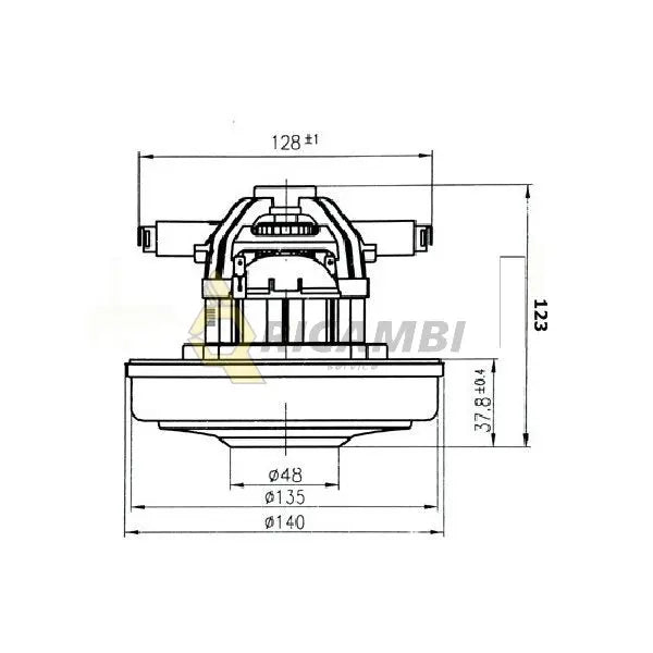 Motor pentru aspirator  Zelmer