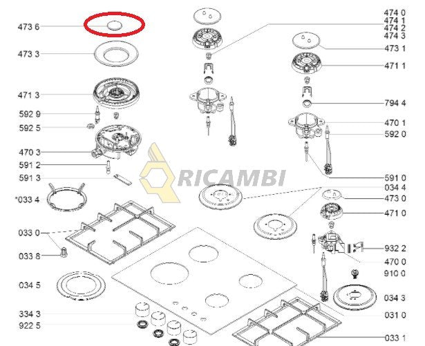 capac central arzator wok whirlpool