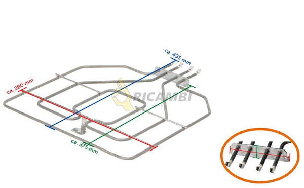 rezistenta superioara cuptor bosch